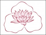 Notecard Cover Lotus - 2