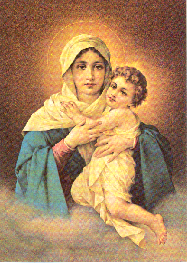 Marian Devotion Significance: Mary holding Jesus